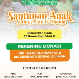 PANEN BERKAH Berbagi Pangan Bergizi tuk 100+ Yatim